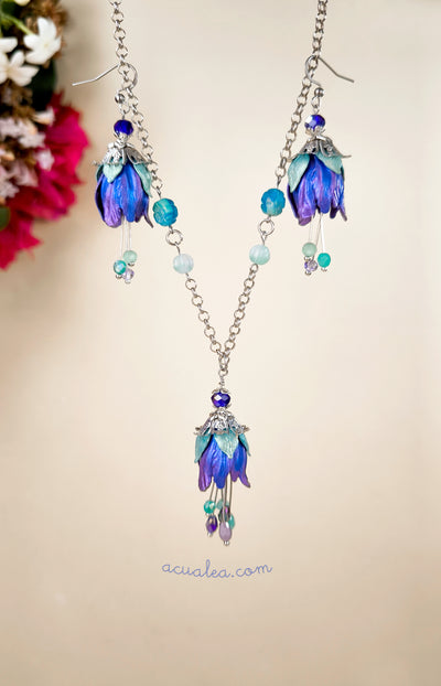 Fairy Petal Set · Dark Blue Fantasy Flowers