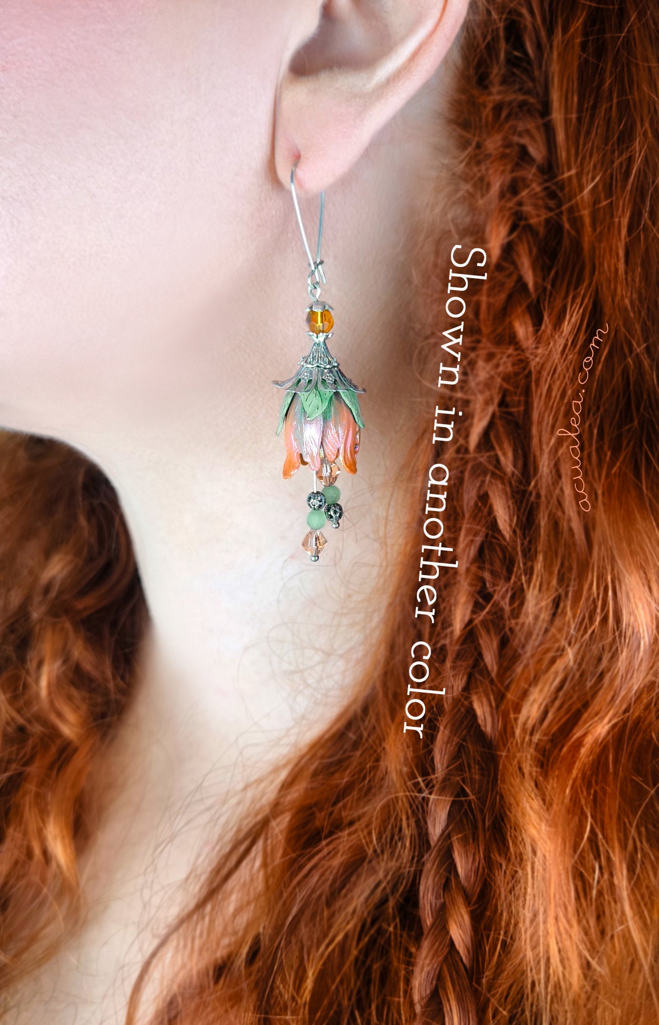 Fairy Petal Dark blue Earrings