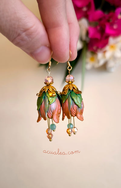 Pendientes Reflejos dorados