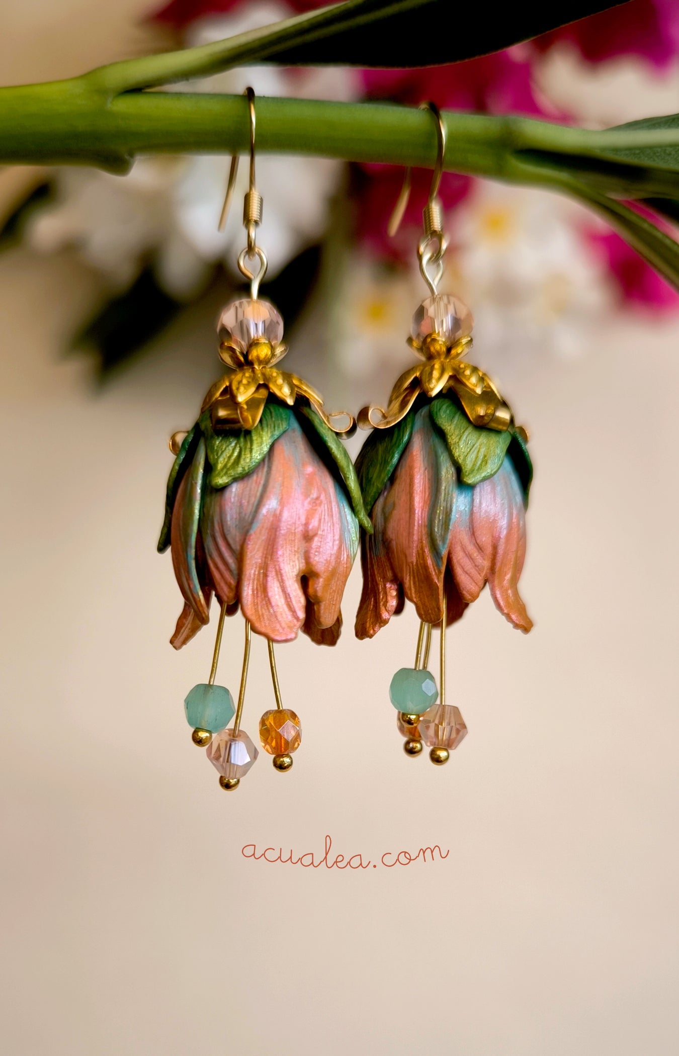 Pendientes Reflejos dorados