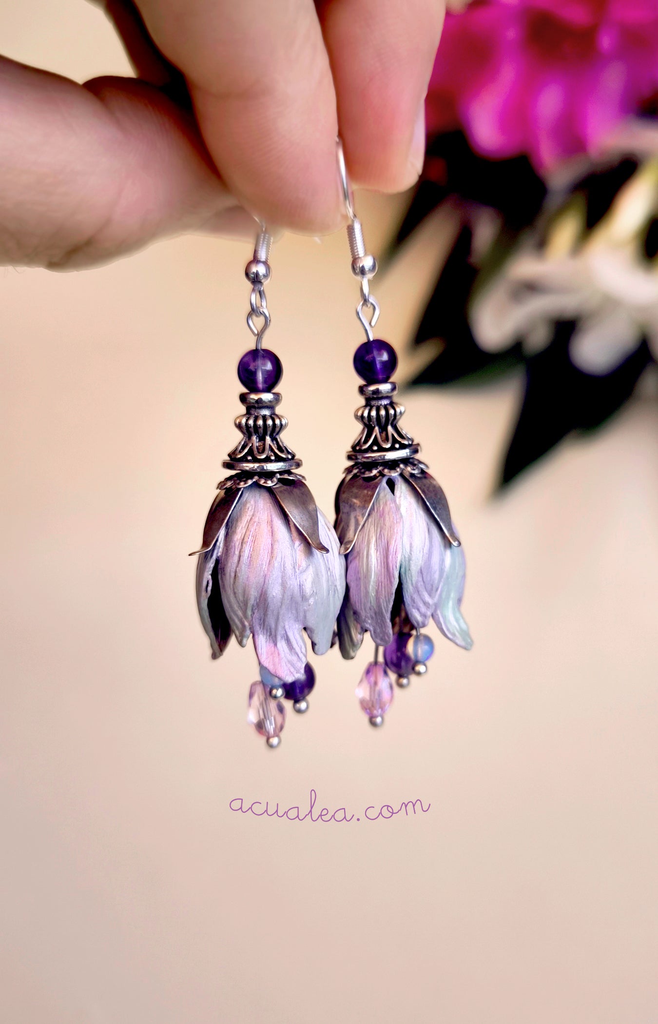 Pendientes Rocío de Amatista