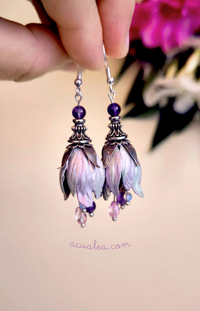 Pendientes Rocío de Amatista